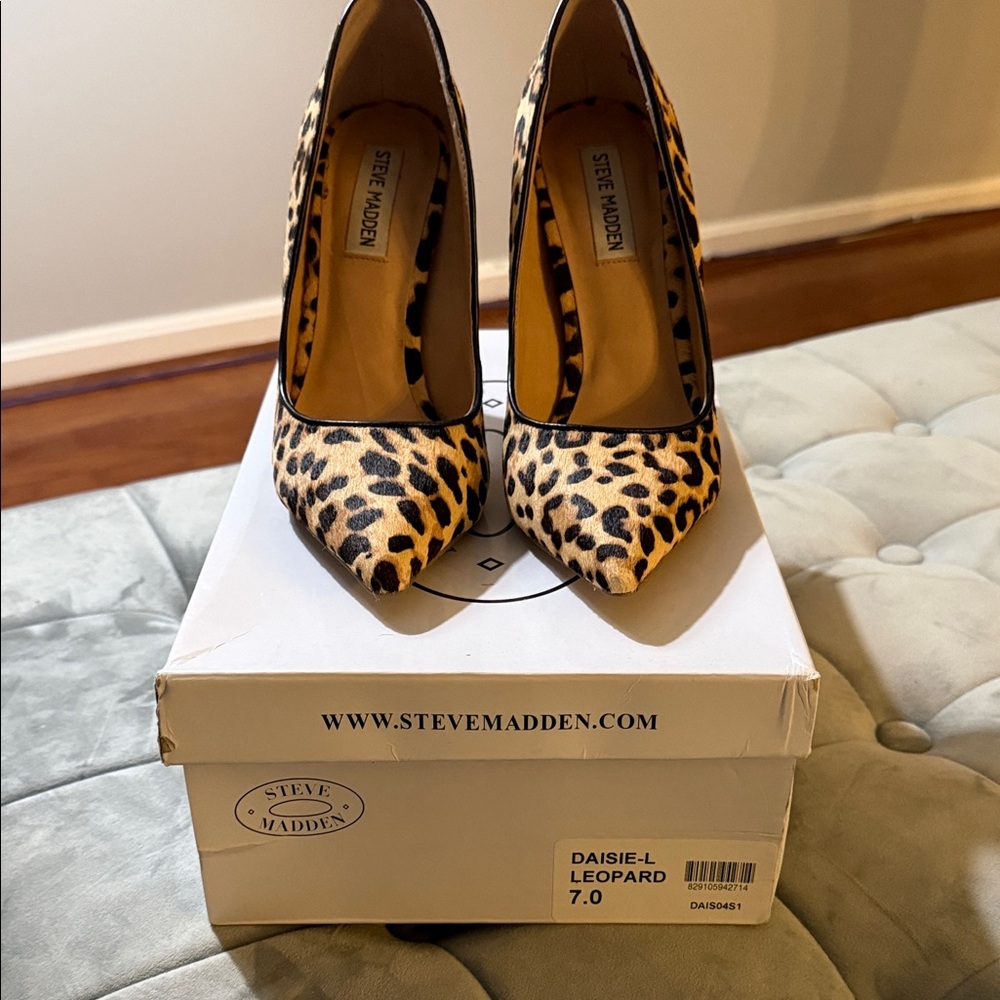 Steve Madden Leopard Print Heels
